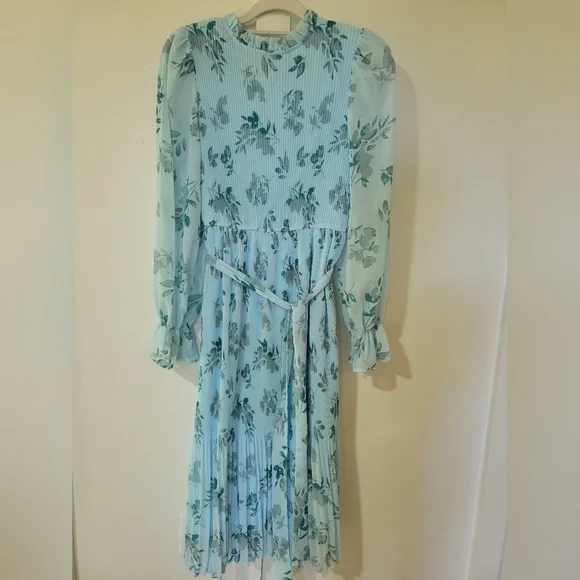 ANRABES WOMEN Floral Blue Dress - Picture 10 of 10